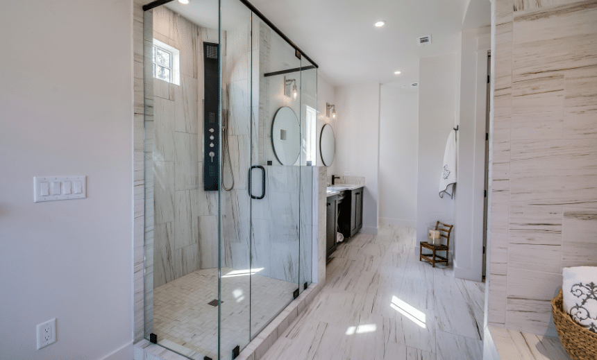 Bathroom Shower Glass Installation