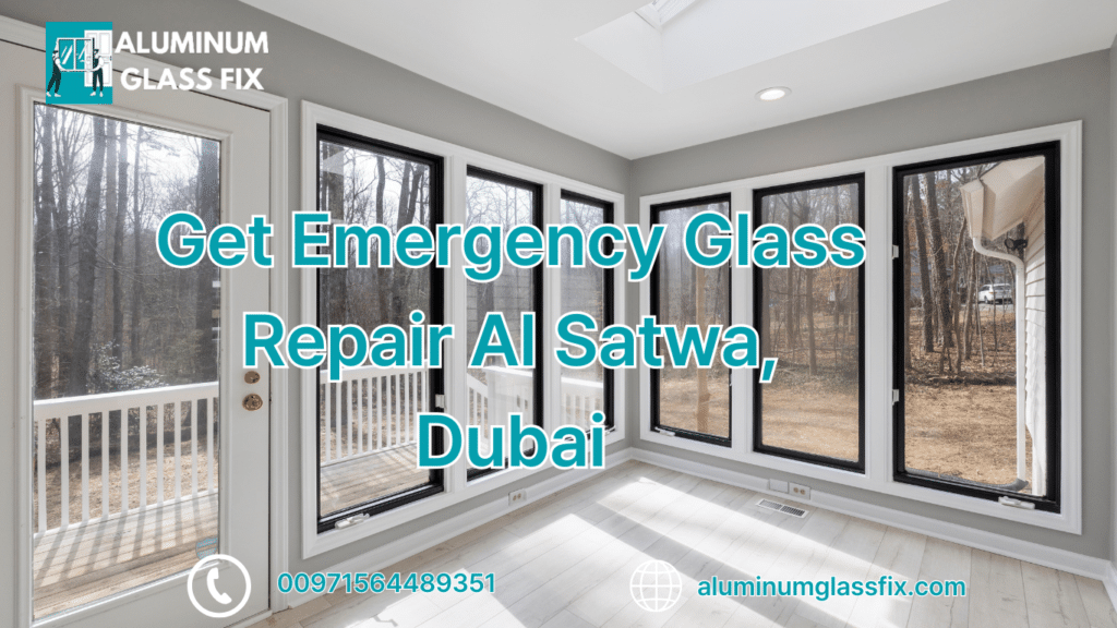 Get Emergency Glass Repair Al Satwa, Dubai: Aluminum Glass Fix